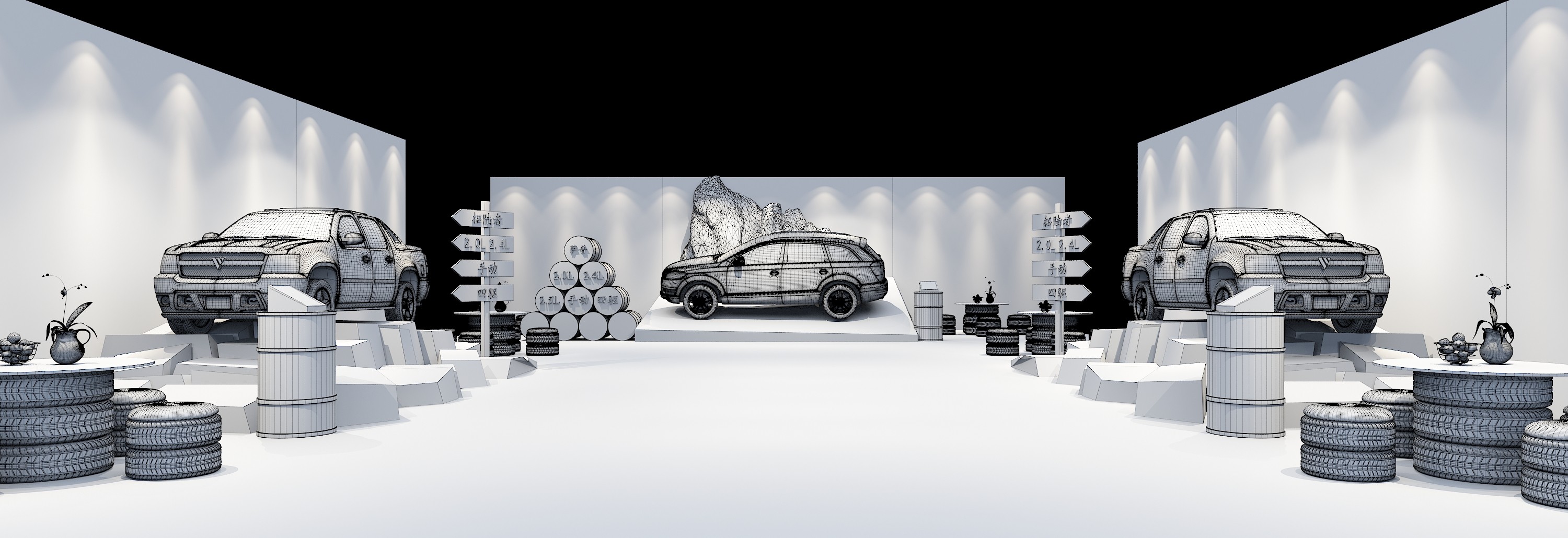 汽車展廳怎樣進行設計比較吸引顧客 汽車展廳怎樣進行設計比較吸引顧客