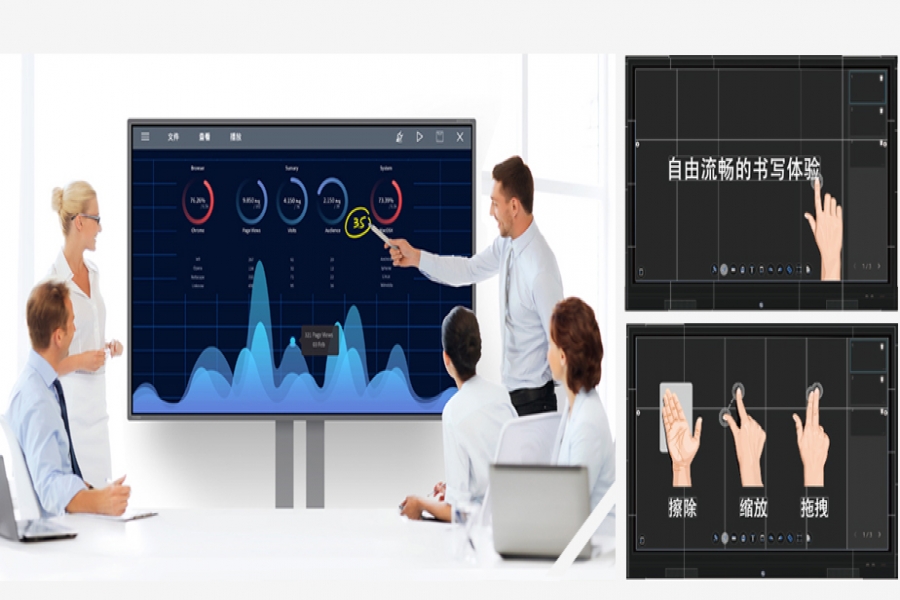 AMOUY 55寸紅外觸摸一體機(jī)