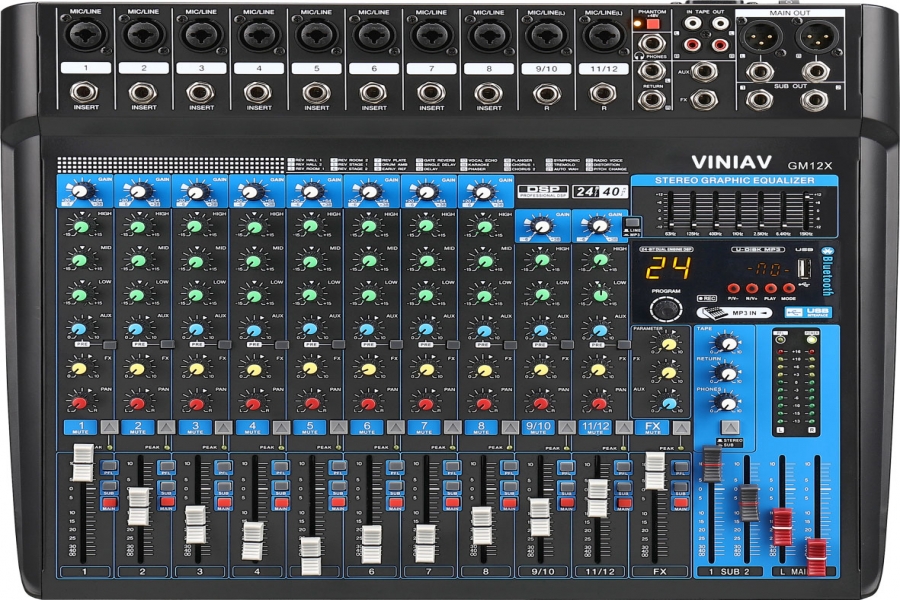 VINIAV GM12X 帶效果調(diào)音臺